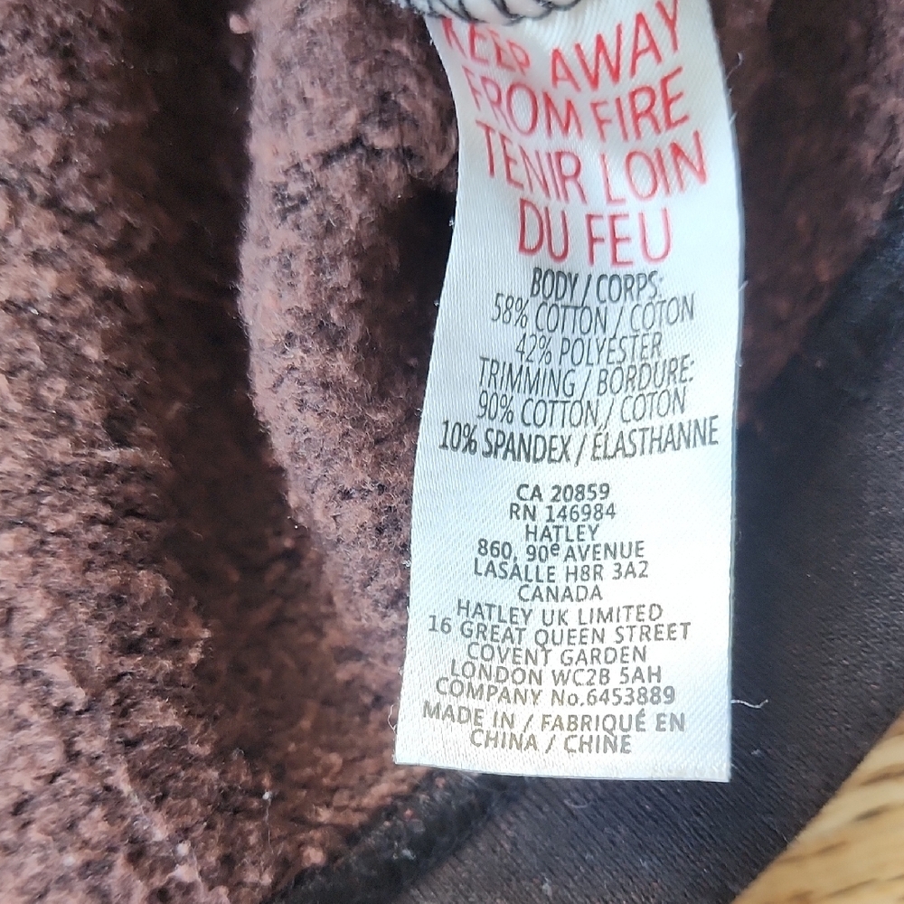 (S) Hatley Black & Brown Tie Dye Crew Neck Sweater Dress Comfy Loungewear Soft - Picture 8 of 9